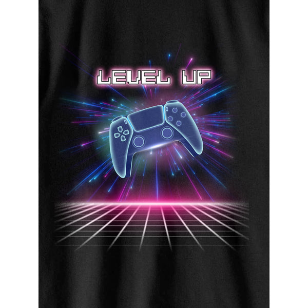 Wonder Nation Boys' & Big Boys' Level Up Matrix, Short Sleeve, Graphic T-Shirt, Sizes 4-18