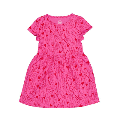Wonder Nation Girl's Short Sleeve Play Dress, Sizes 4-18 & Plus
