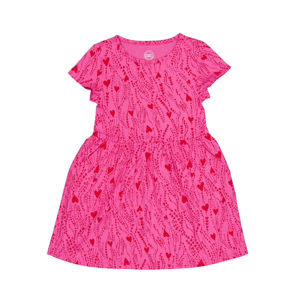 Wonder Nation Girl's Short Sleeve Play Dress, Sizes 4-18 & Plus